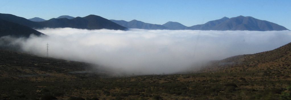 Pacific Ocean Fog Chilean Valley