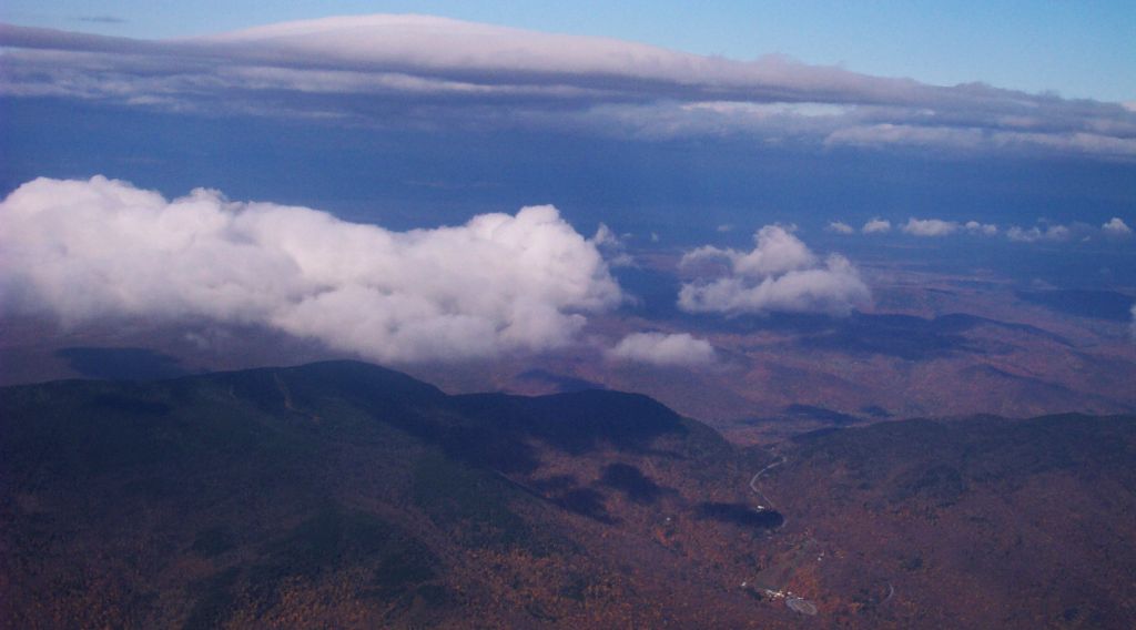 Wave Clouds above Cumuls Below, in Vermont