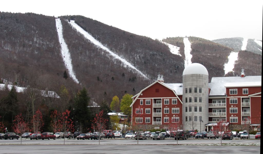 Snow on the hills - Sugarbush south