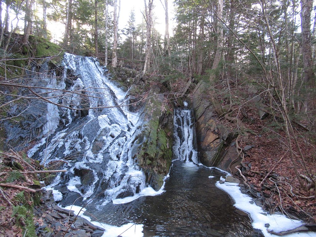                               A new waterfall on a small stream newly discovered after talking to local residents in our area.